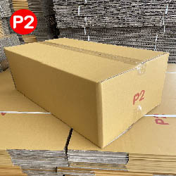 กล่องพัสดุ ฝาชน เบอร์ P2 ขนาด 34X58X24 ซม.
